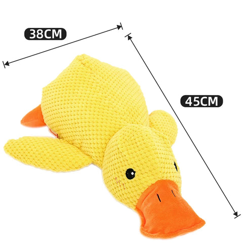 HOOPET Dog Sleeping Toy Duck Chew Sounding Toy for Small Medium Large Dogs Outdoor Interactive Pet Training Toy Dog Accessories