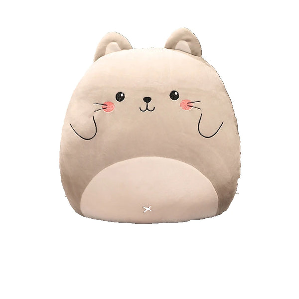 Cartoon Animal Plush Pillow with Holes