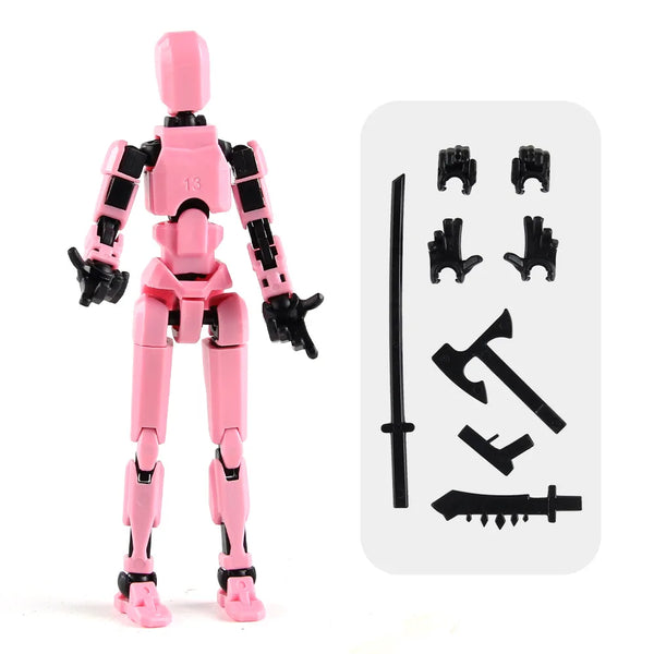 3D Multi-Jointed Movable Shapeshift Robot Creative Printed Mannequin Dummy Action Model Doll Toys Kid Decora for Girl Boys Gifts