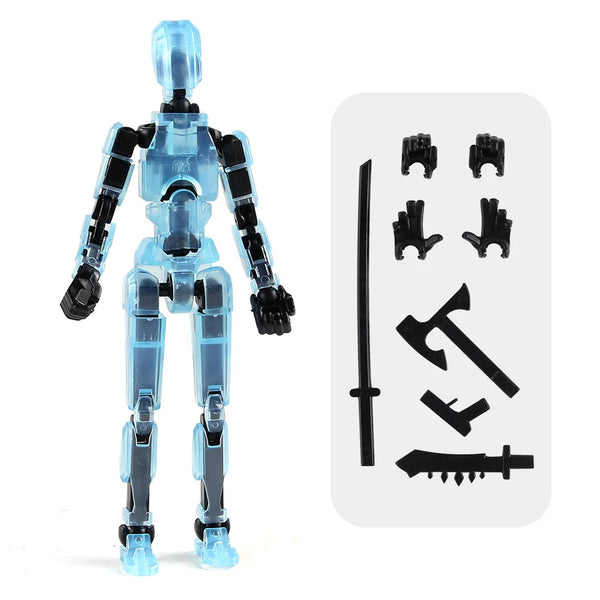 3D Multi-Jointed Movable Shapeshift Robot Creative Printed Mannequin Dummy Action Model Doll Toys Kid Decora for Girl Boys Gifts