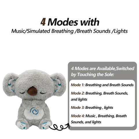 Breathing Soothing Elephant Sleep Plush Doll