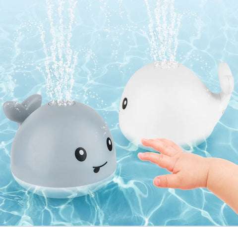 Baby Light Up Whale Sprinkler Bath Toy