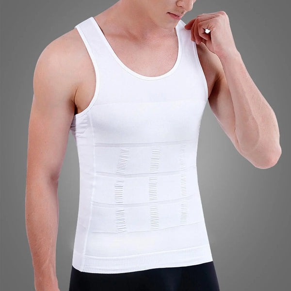 Reductive Girdle Man Slimming Body Shaper Skinny Compression Shirt Men Underwear Fat Burning Abdominal Binder For Man Corset Men