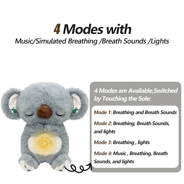 Breathing Soothing Elephant Sleep Plush Doll