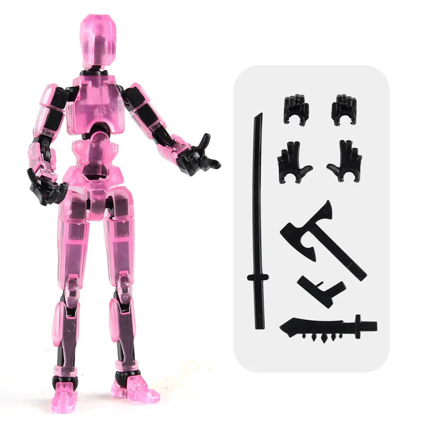 3D Multi-Jointed Movable Shapeshift Robot Creative Printed Mannequin Dummy Action Model Doll Toys Kid Decora for Girl Boys Gifts