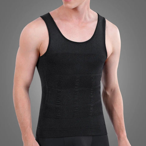 Reductive Girdle Man Slimming Body Shaper Skinny Compression Shirt Men Underwear Fat Burning Abdominal Binder For Man Corset Men