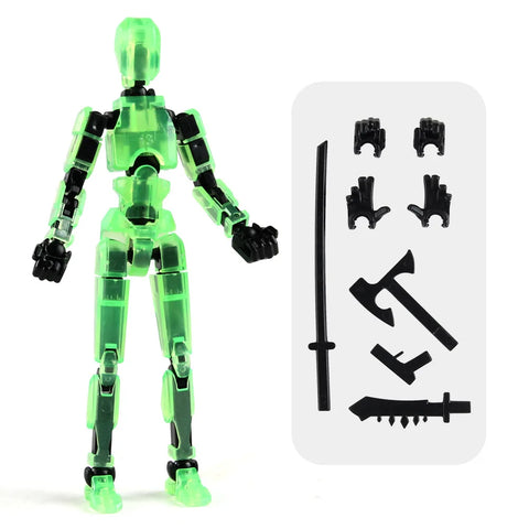 3D Multi-Jointed Movable Shapeshift Robot Creative Printed Mannequin Dummy Action Model Doll Toys Kid Decora for Girl Boys Gifts