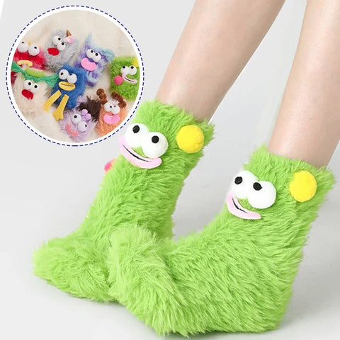 Funny Cartoon Unisex Winter Sock