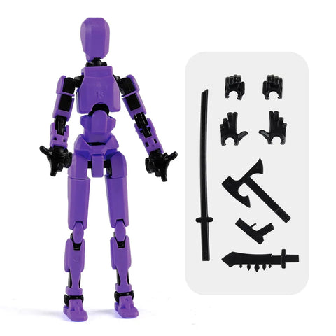 3D Multi-Jointed Movable Shapeshift Robot Creative Printed Mannequin Dummy Action Model Doll Toys Kid Decora for Girl Boys Gifts