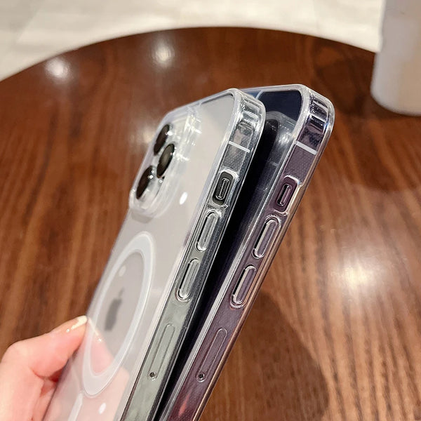 Transparent Magnetic Wireless Charging Cases